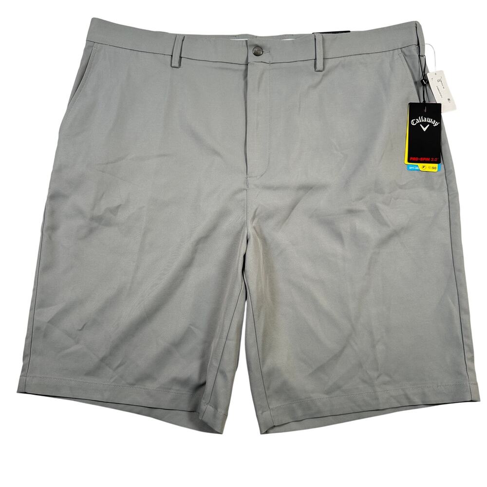 Callaway Pro-Spin 3.0 Golf Shorts Men’s Size 44B Gray Active Waistband NWT